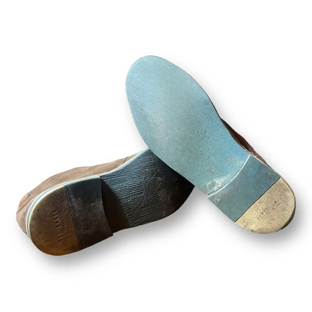 👞 TED BAKER London Abdon 2‎ Soft Blue Suede Ankle Boots | Size 10